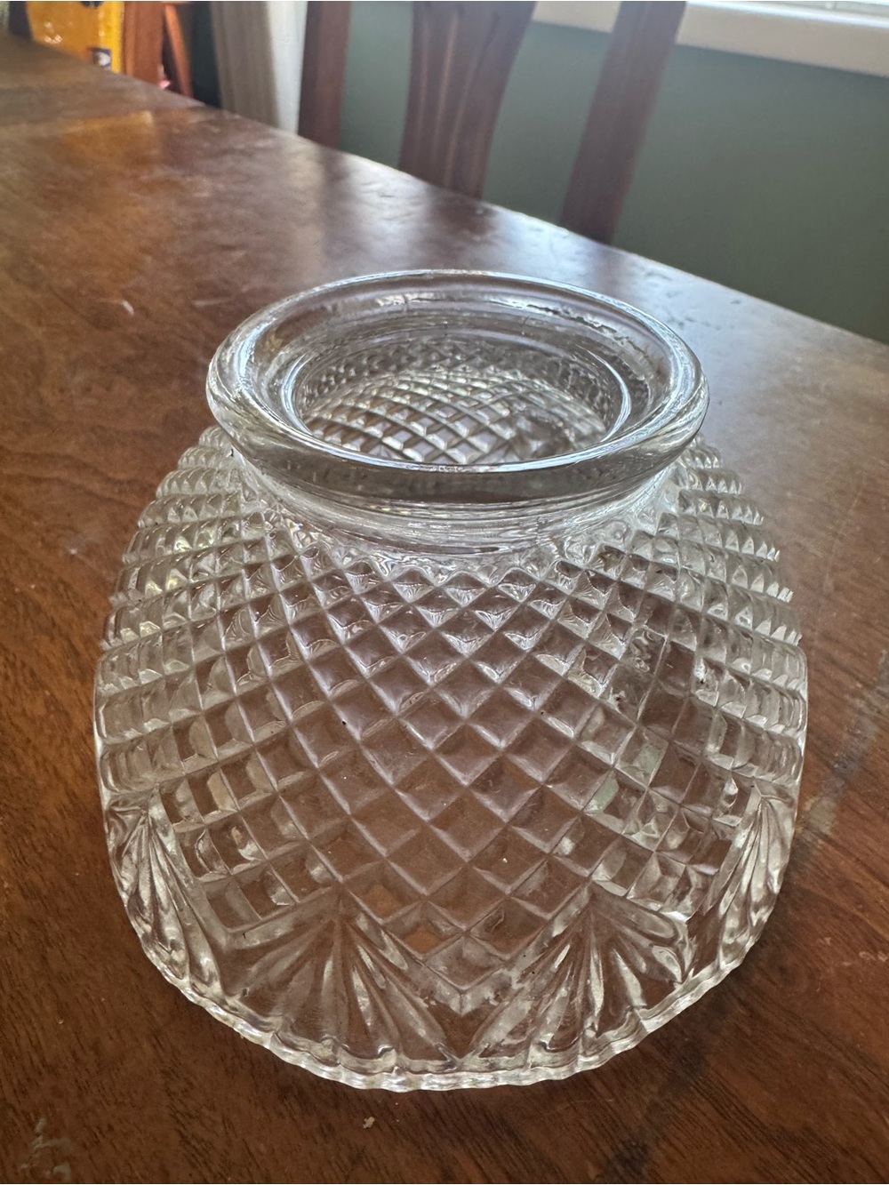 Clear Partylite Fairy Lamp shade